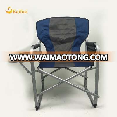 Director's Chair Folding Aluminum Camping Portable Lightweight Chair Supports 300lbs with Side Table